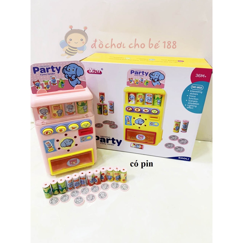 Máy bán nước tự động, máy bán hàng tự động cho bé con voi