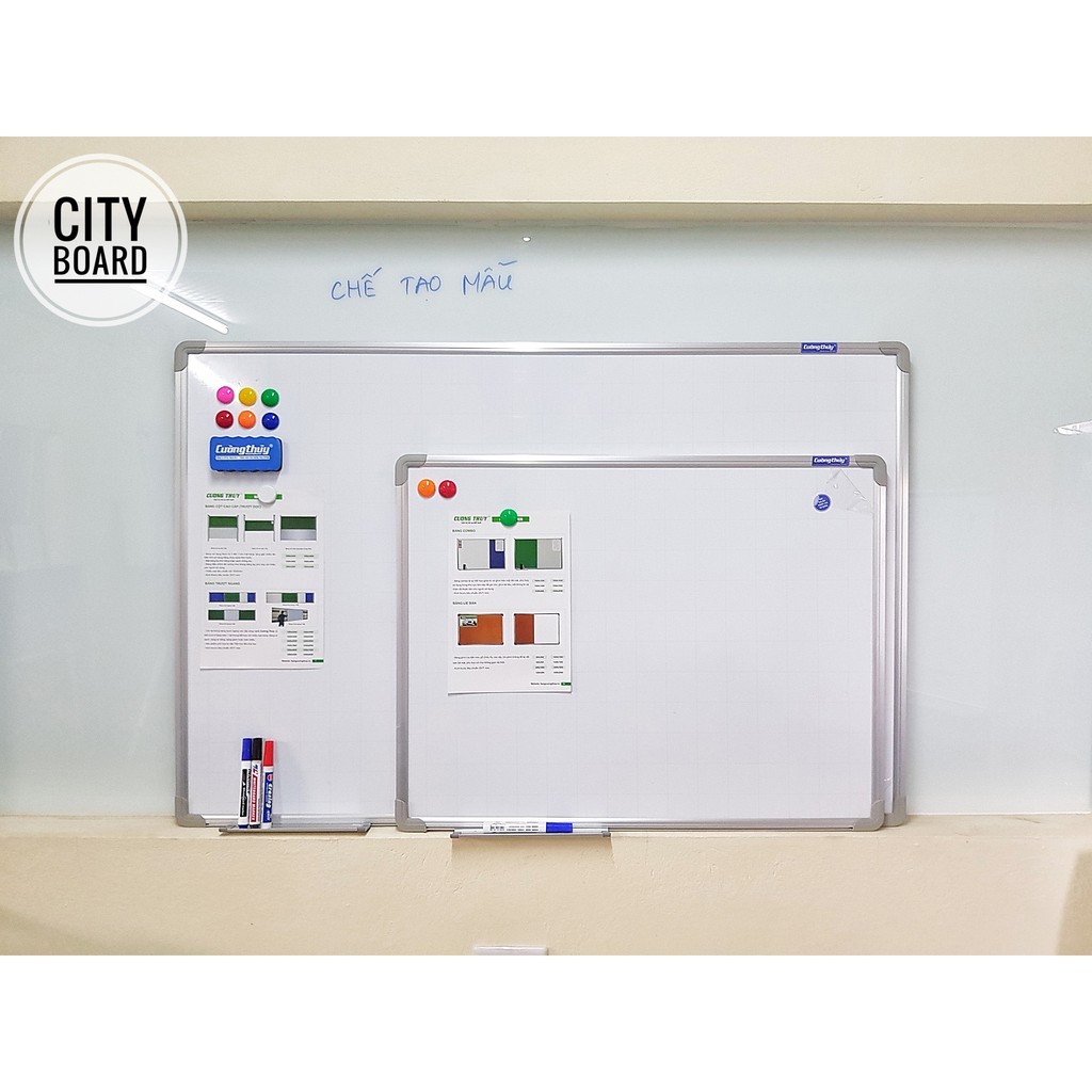 Bảng từ trắng , KT: 80x120cm dòng Standard - Bảng Cường Thúy