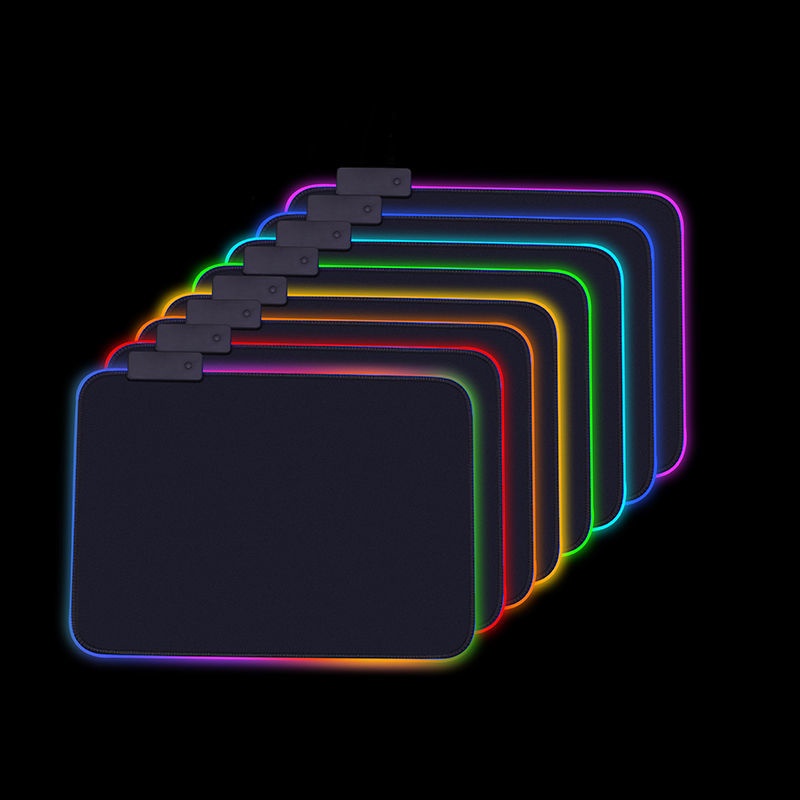 Miếng Lót Chuột/Bàn Phím Có Đèn LED RGB Nhiều Màu Chống Trượt Chống Thấm Nước Mới