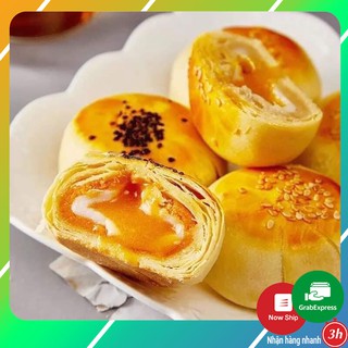 Bánh Trứng Chảy Ngàn Lớp nhân trứng muối tan chảy Aidebao [9 chiếc]