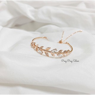 Lắc tay Cành Lá dây rút