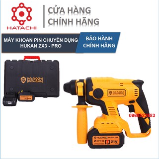 Máy khoan | Máy khoan pin chuyên dụng Hukan ZX3 - PRO | Hàng chính hãng | Công nghệ Mỹ