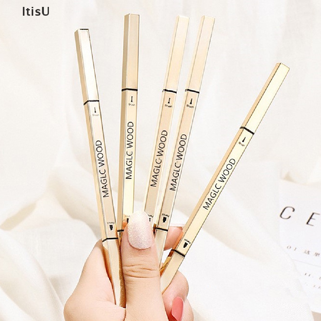 Bút Chì Kẻ Lông Mày Hai Đầu Ngòi Tam Giác Siêu Mịn Chống Nước 5 Màu Tùy Chọn | BigBuy360 - bigbuy360.vn