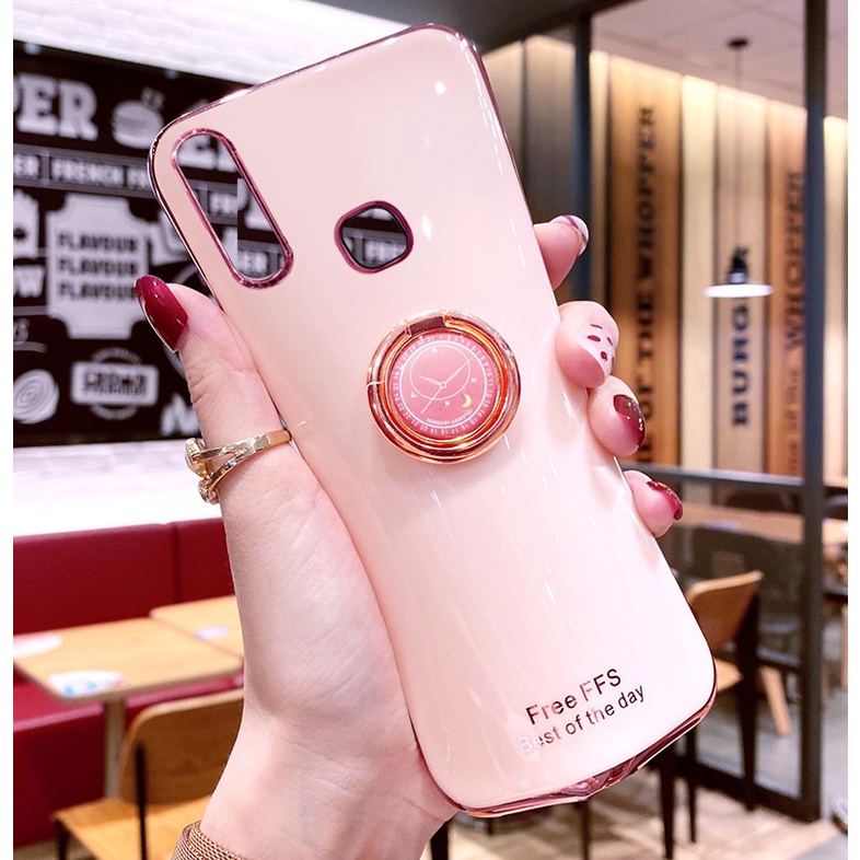 ỐP LƯNG SILICON VIVO Y11,Y12,Y15.Y17,Y19,U10 KÈM IRING SANG TRỌNG