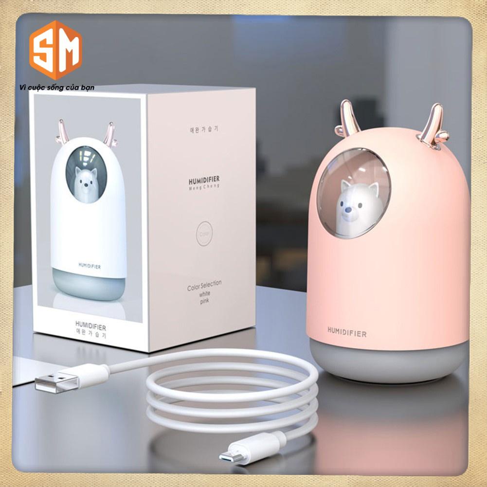 Máy Phun Sương Tạo Độ Ẩm Humidifier M106 Hình Gấu