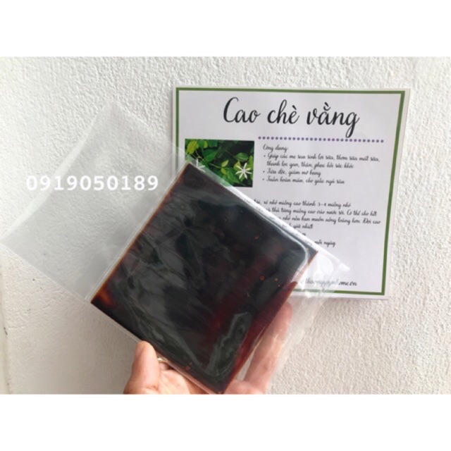 1 lá cao chè vằng lợi sữa