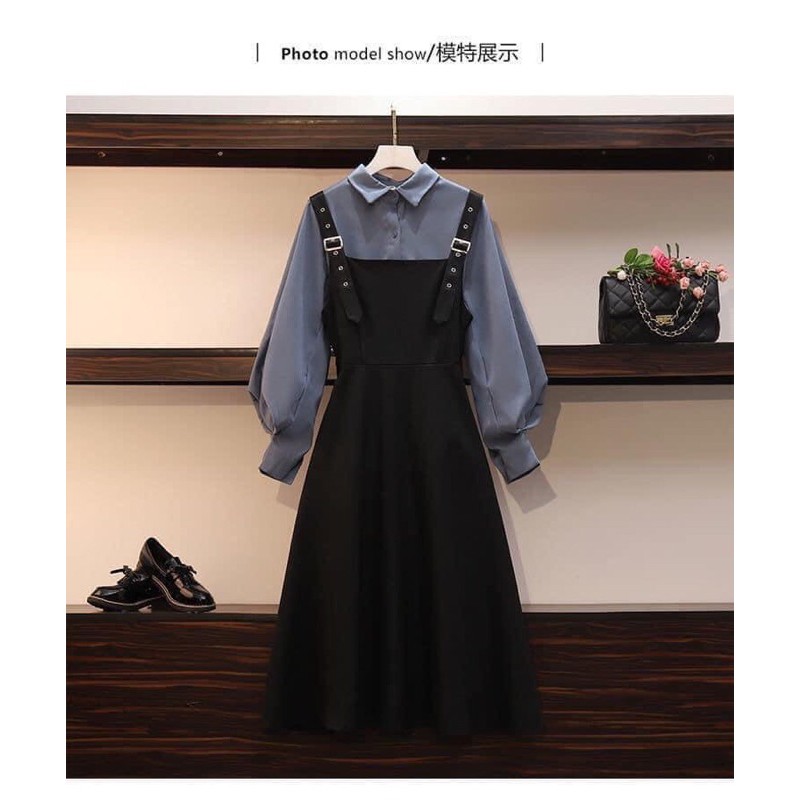 SET ĐẦM TIỂU THƯ DÁNG TAY BỒNG ĐIỆU ĐÀ | BigBuy360 - bigbuy360.vn