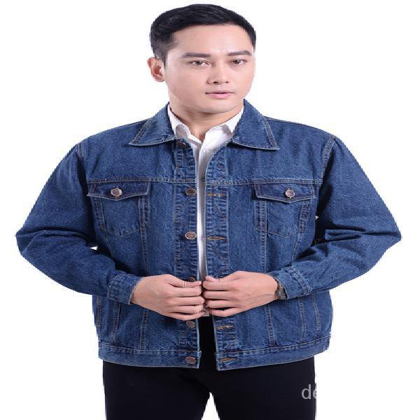 Áo khoác denim dáng ngắn thời trang xuân thu cho nam