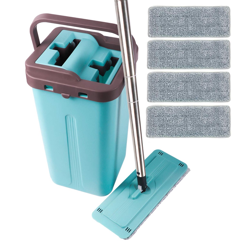 Bộ lau nhà có xô chứa 2 ngăn Vinamop VNM-19