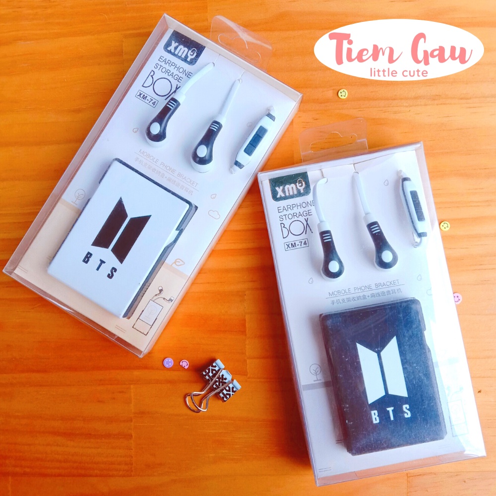 Tai nghe BTS - EARPHONE STORAGE BOX