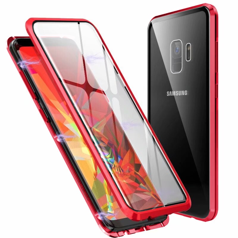Ốp lưng điện thoại trong suốt khung nhôm sang trọng cho Samsung Galaxy Note10 Note 10 S10 Plus S20 FE Ultra 5G + s20fe S10+ Note10+ A50 A70 A30S A50s A70s