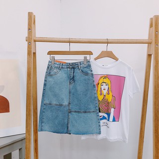 [ẢNH THẬT SHOP TỰ CHỤP]  Set chân váy mix áo phông siêu xinh