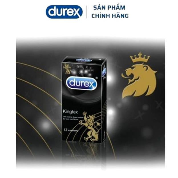 [Freeship] Bao Cao Su Durex Kingtex Chính Hãng Ôm Khít Phù Hợp Với Quý Ông Việt Hộp 12 bao –durex_officialstore