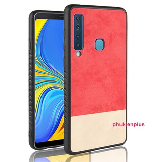 Ốp lưng Samsung Galaxy A9 2018 Leather Color lưng da