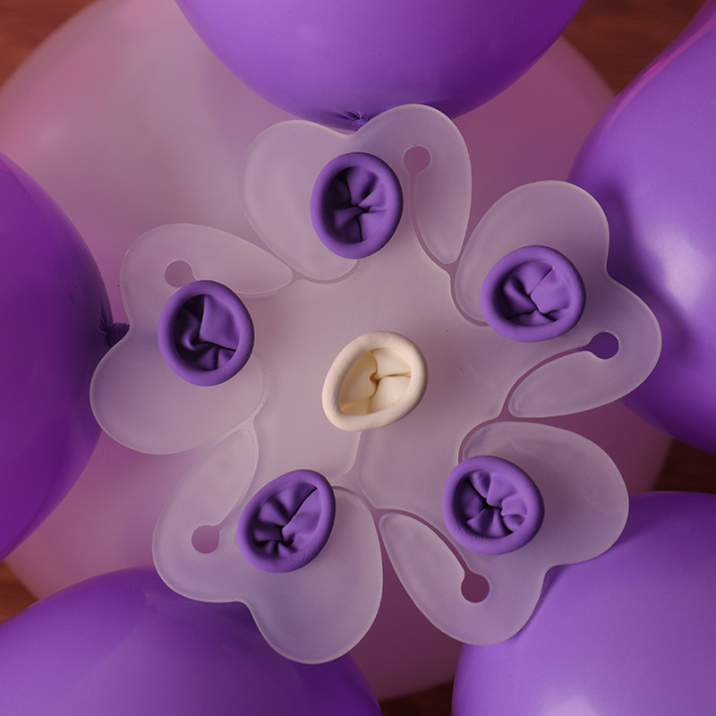 Kẹp bong bóng WE FLOWER tạo hình bông hoa trang trí tiệc