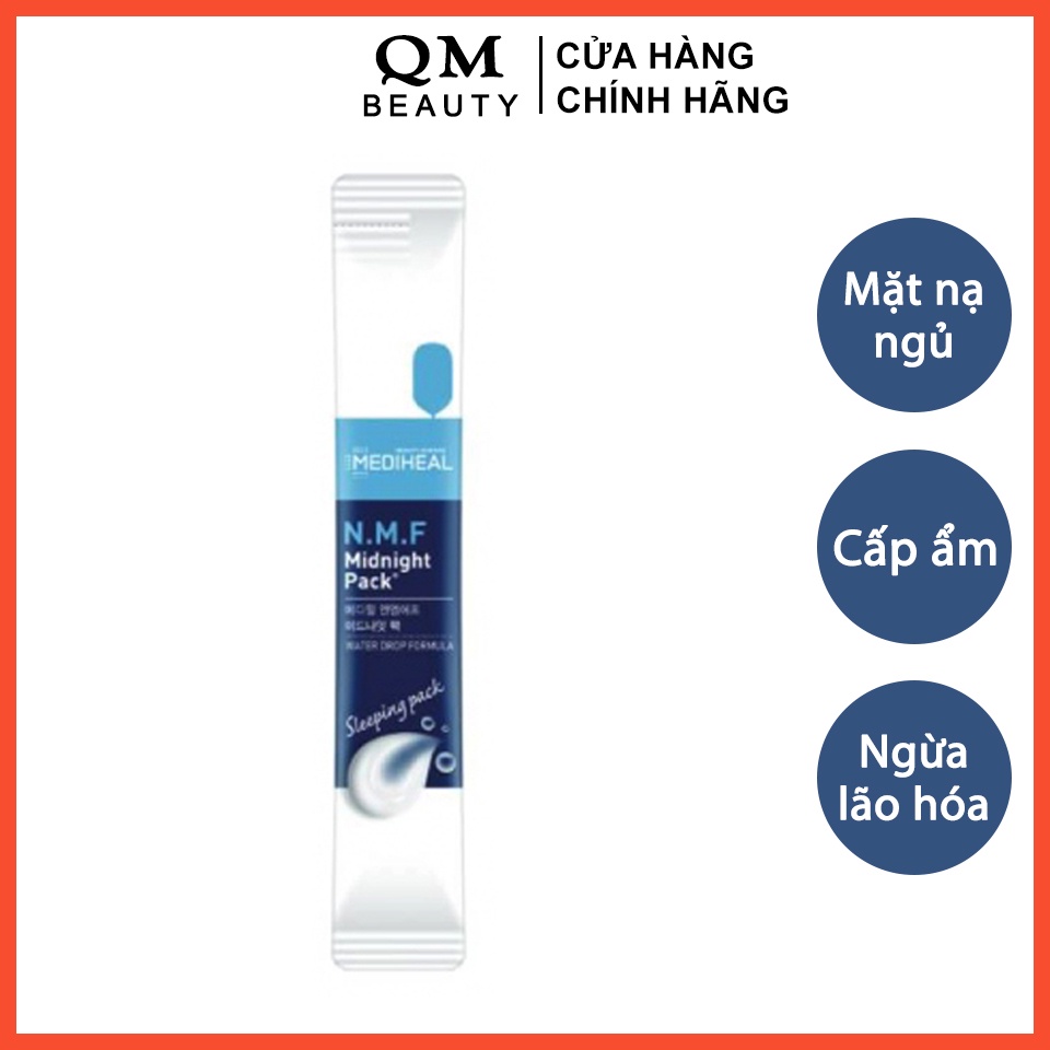 Mặt nạ ngủ cấp ẩm Mediheal N.M.F Midnight Pack gói 4ml Hàn Quốc