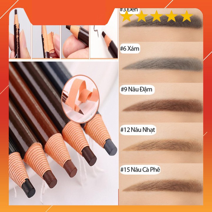 Chì xé kẻ mày Hensi 1818 Không thấm nước Lâu trôi Không nhòe Chì xé mã Xuka1818 | BigBuy360 - bigbuy360.vn