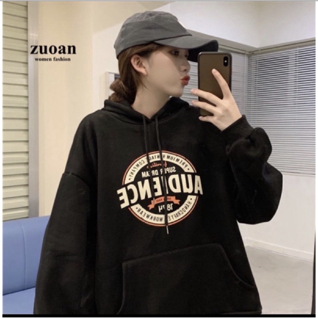 Áo hoodie nữ, Áo hôdie nữ hoodie AUDICEN form thụng tay bồng | BigBuy360 - bigbuy360.vn