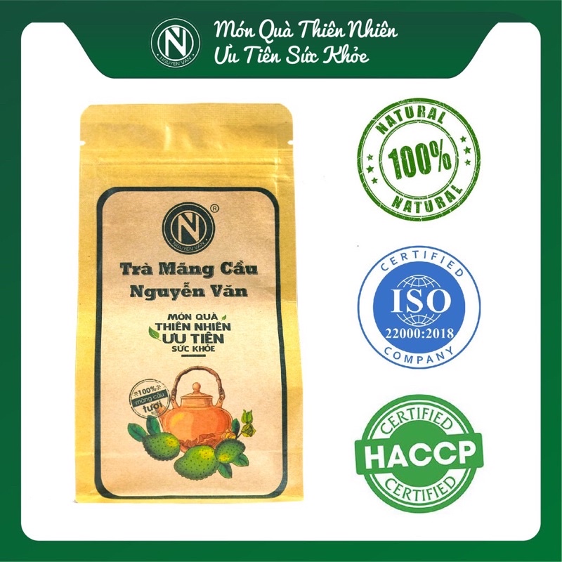 Trà Mãng Cầu Nguyễn Văn Túi 100g - Giúp Ngủ Ngon Và Hỗ Trợ Huyết Áp Cao