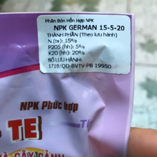 Phân Bón NPK - REFRESH GOLD 1 (15-5-20+TE)