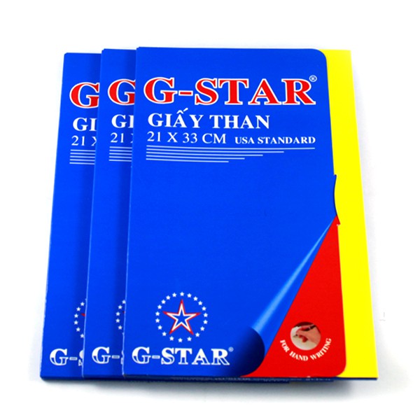 Giấy Than SALEGiấy Than Gstart Mỹ  100 Tờ Màu Xanh - Vanphongphambaoan