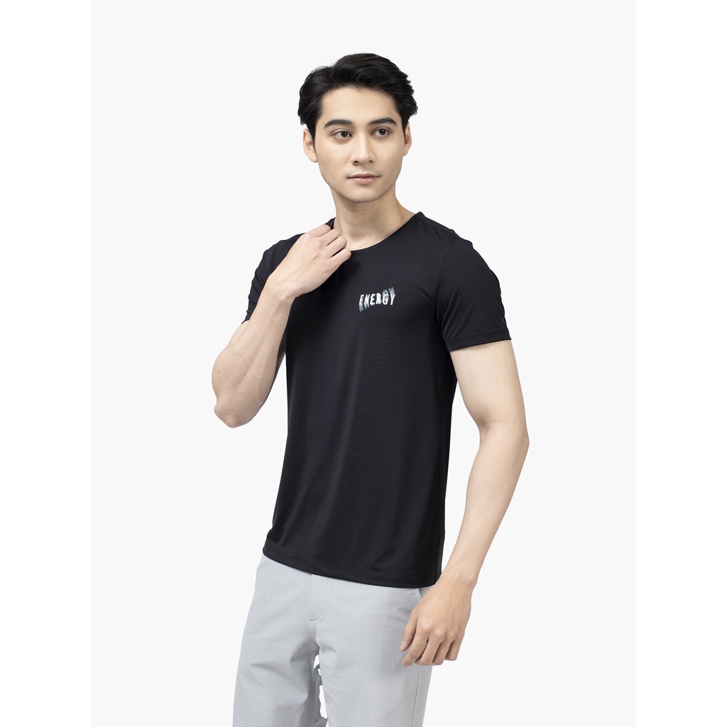 Áo Thun Nam Ngắn Tay Cổ Tròn Aristino ATS032S2 Áo Phông T-Shirt Trơn Màu Chất Vải Thun Lạnh Thể Thao Dáng Slim Fit