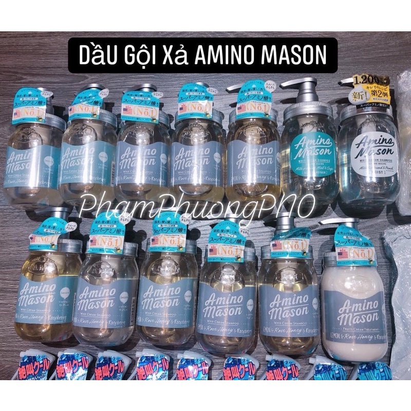 Dầu gội xả AMINO MASON ( mẫu mới 2022 )