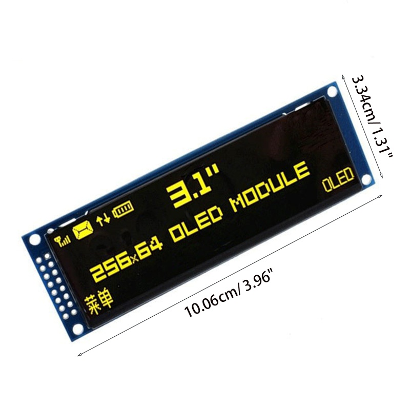 Thẻ Nhớ LI 3.12 &quot;25664 Dot OLED SSD1322 Tiếng Anh, Hoa Kỳ Eurpean
