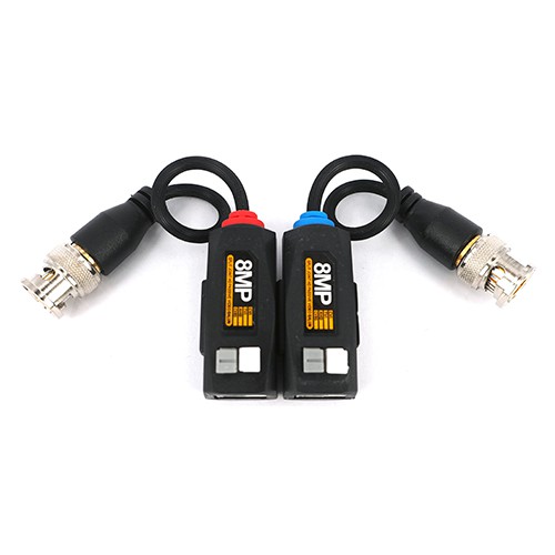 Video Balun HD/CVI/TVI/AHD 8MP Full HD Loại Tốt - Dùng Dây Mạng Đi Camera 1 Bộ 2 Cái. | BigBuy360 - bigbuy360.vn