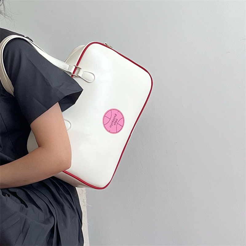 Túi Đeo Vai Cỡ Lớn In Họa Tiết Bóng Chày Thời Trang Cho Nữ