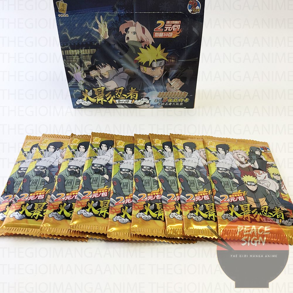 (M25) Set ảnh thẻ NARUTO card nhân phẩm NARUTO nhiều mẫu