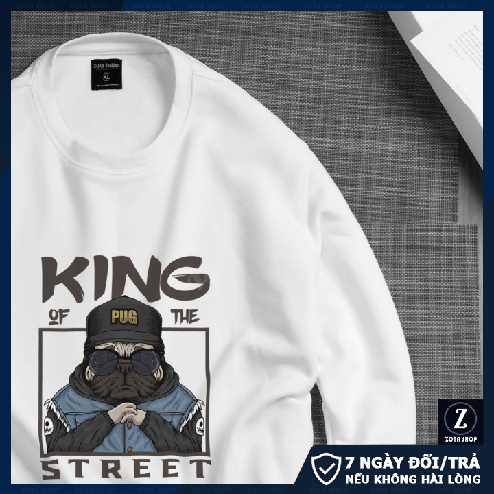 Áo nam thu đông tay dài❤️ Freeship 50K❤️ Áo nỉ nam King off The Streets SW395 | BigBuy360 - bigbuy360.vn