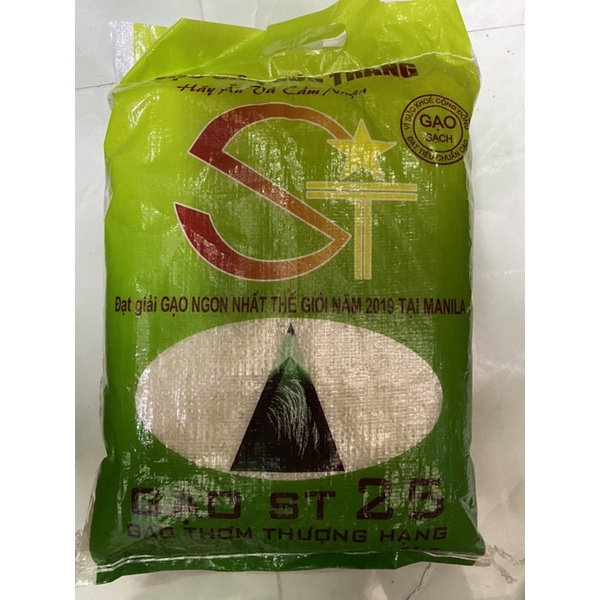 Gạo ST25 Đặc Sản Sóc Trăng (5kg/bao)