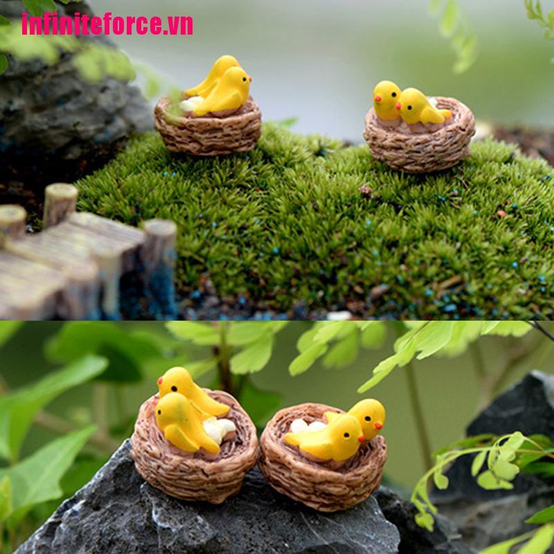 Tổ Chim Mini Trang Trí Sân Vườn
