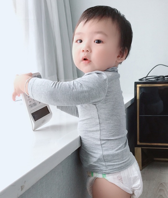 [ nhập FSS22MAR hoàn 10% xu đơn bất kì ]- Áo giữ nhiệt cổ 3 phân hãng minkymom hàng quảng châu xịn