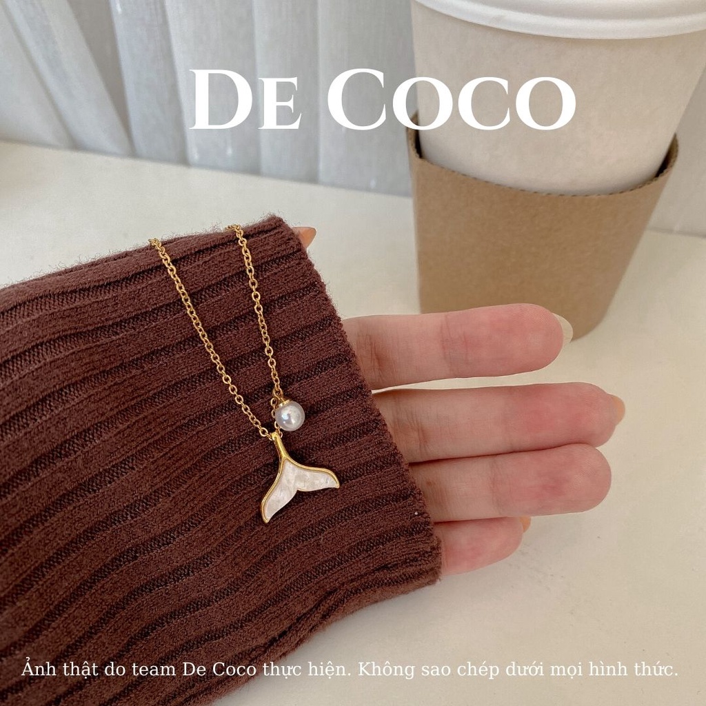 [KHÔNG ĐEN GỈ] Vòng cổ titan đuôi cá Maris De Coco decoco.accessories