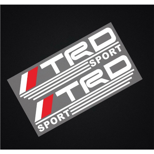 Tem dán gương chiếu hậu ô tô TRD