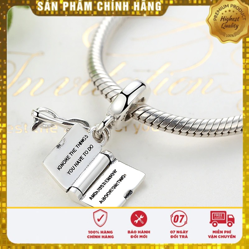 Charm bạc Pan chuẩn bạc S925 ALE Cao Cấp - Charm Bạc S925 ALE thích hợp để mix cho vòng bạc Pan - Mã sản phẩm DNJ182