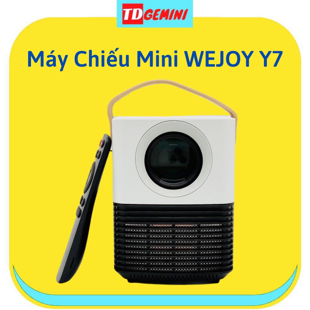 [CHÍNH HÃNG] Máy chiếu Mini cao cấp WEJOY Y7, Hệ Điều Hành Android + Netflix + Youtube + Wfifi + Bluetooth