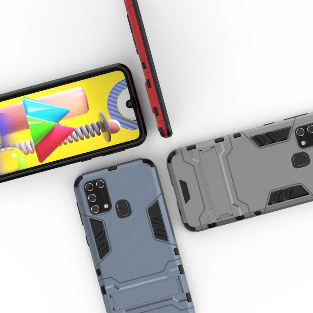 Ốp lưng Samsung Galaxy M31 chống sốc Iron Man cao cấp siêu bền