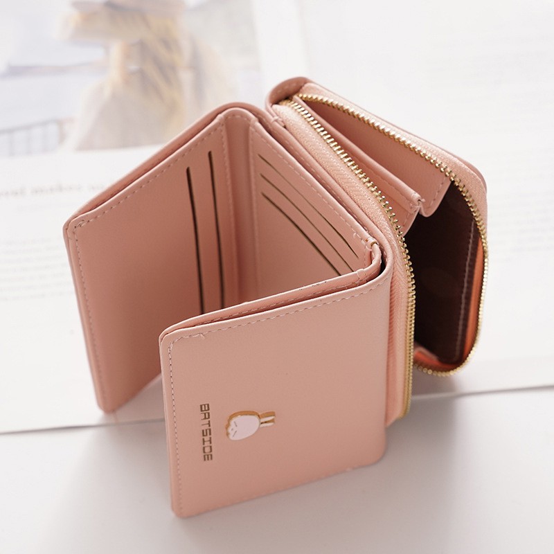 Ví nữ đẹp cầm tay mini cao cấp BATSIOE nhỏ gọn bỏ túi LUVADO VD351 | BigBuy360 - bigbuy360.vn