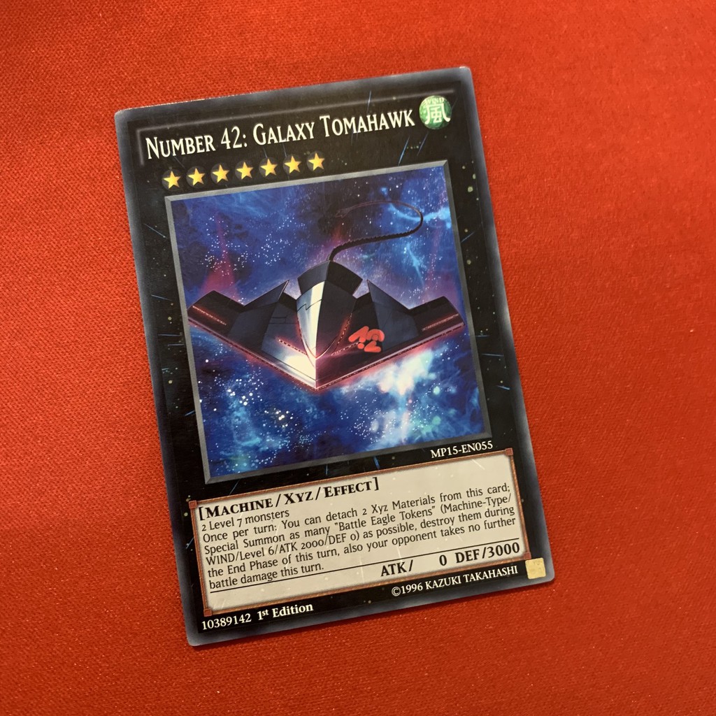 [JP][Thẻ Bài Yugioh Chính Hãng] Number 42: Galaxy Tomahawk