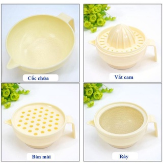 Bộ dụng cụ chế biến đồ ăn dặm kiểu Nhật cho bé 7 món
