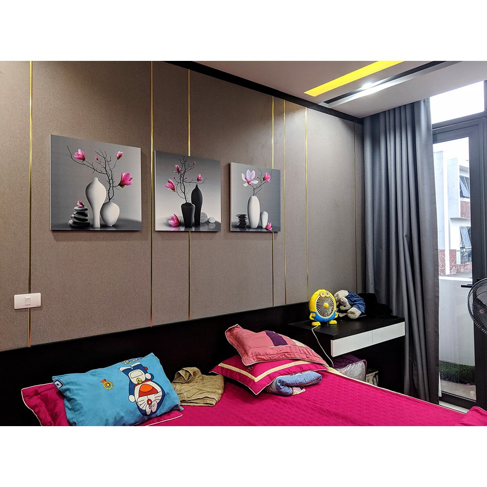 Tranh treo tường hoa mộc lan trang trí phòng khách phòng ăn phòng ngủ đẹp sang trọng Tường Xinh