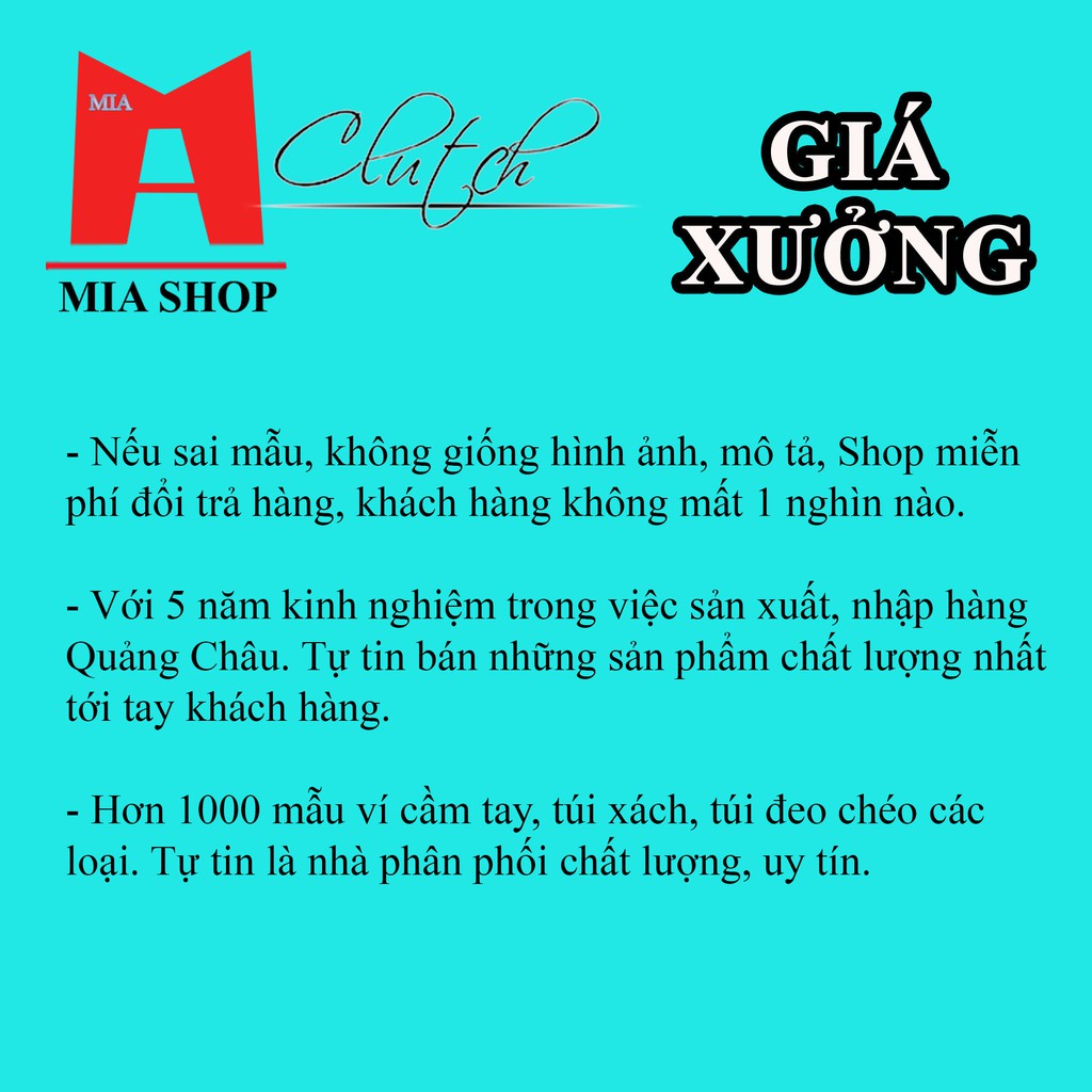 Ví Cầm Tay Nam Nữ Dài Đựng Điện Thoại Dài Đựng Thẻ Màu Ô Nâu Ô Xanh Hoa Nâu Hoa Xanh Chất Da PU Cao Cấp Rất Bền Mia Shop