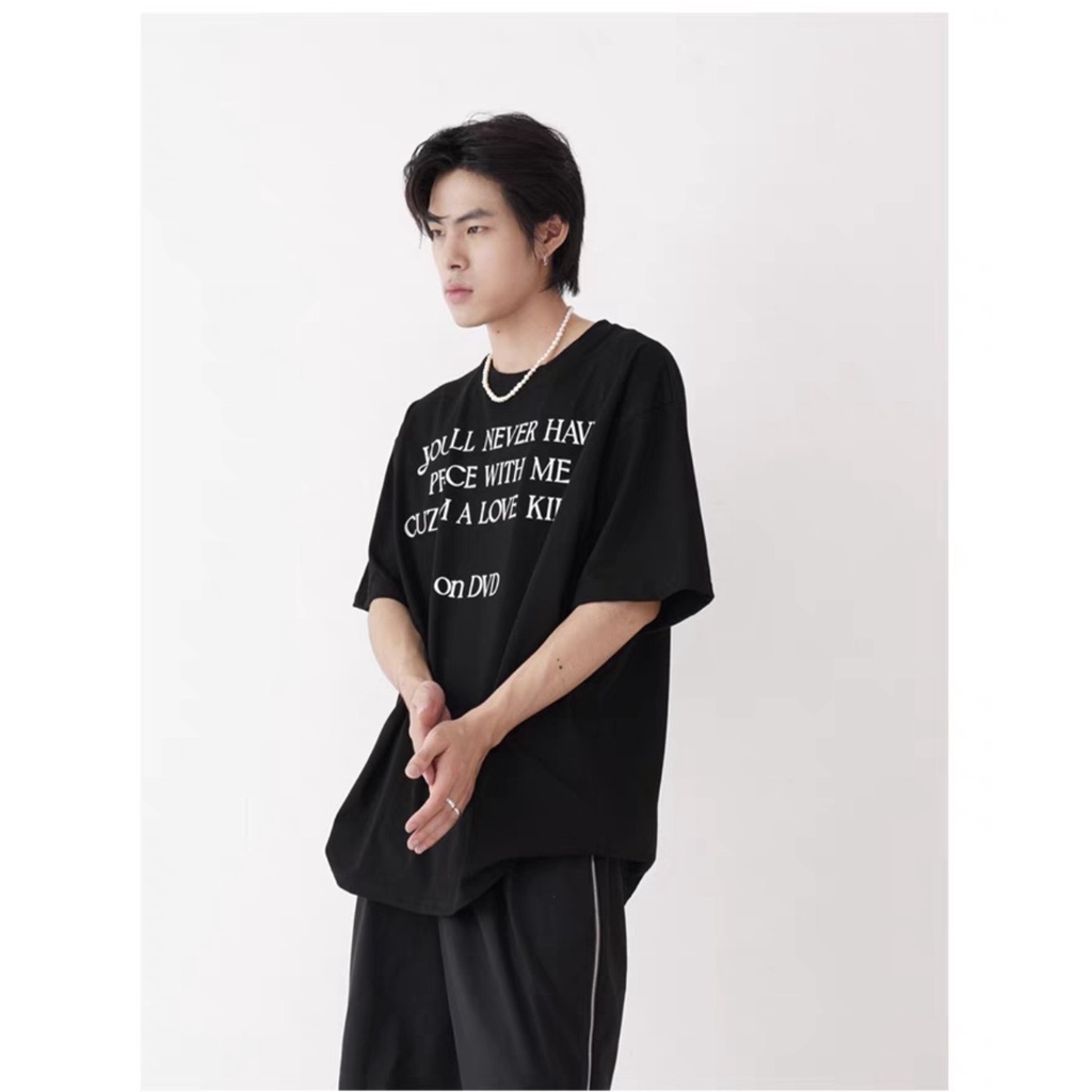 Áo thun Stee on DVD in BLACK - Giá sỉ Unisex