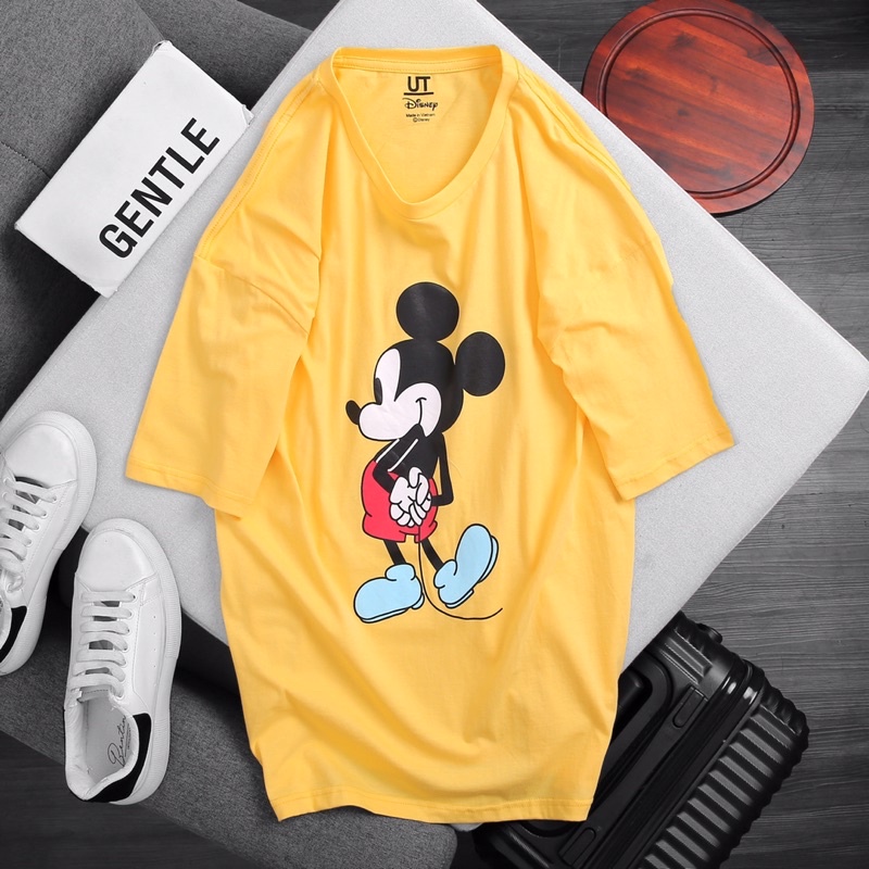 Áo Thun Hình Mickey Freesize - Vải Thun 100% Cotton - Hình In Rõ Nét - Mát, Co Giãn Tốt | BigBuy360 - bigbuy360.vn