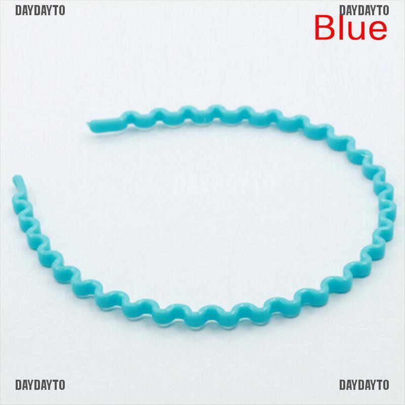 1 Băng Đô Cài Tóc Gợn Sóng Nhiều Màu Thời Trang