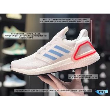 [Fullbo &Bill] Giầy thể thao Ultra boost 6.0 trắng
