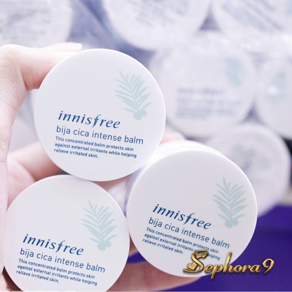 Kem dưỡng hỗ trợ giảm mụn Innisfree Bija Cica Intense Balm "giải cứu" làn da